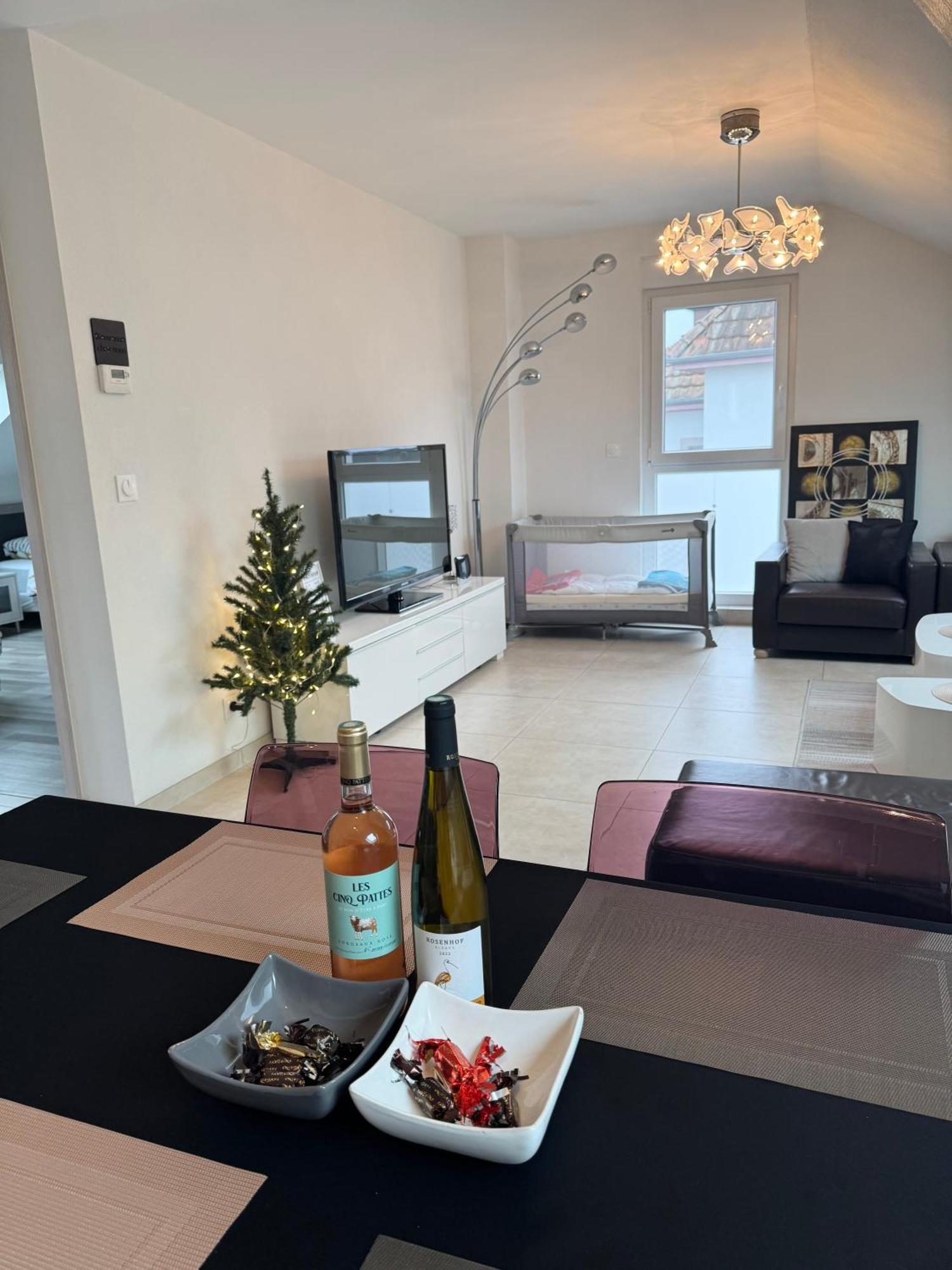 Appartement Bes,, Attique Neuf Avec Confort Wittenheim Zewnętrze zdjęcie